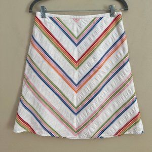 Talbots patterned skirt, size 4P